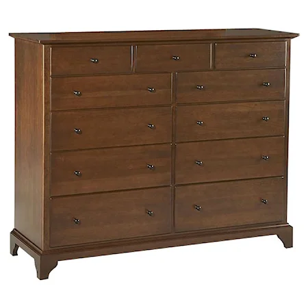 Eleven Drawer Dressing Chest with Casual Style